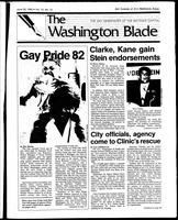 The Washington Blade, June 25, 1982