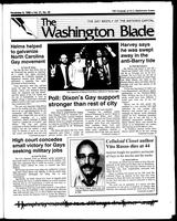 The Washington Blade, November 9, 1990