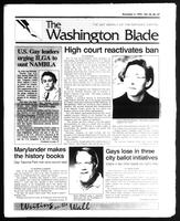 The Washington Blade, November 5, 1993